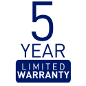 5 Year Warranty