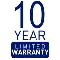 10 Year Warranty