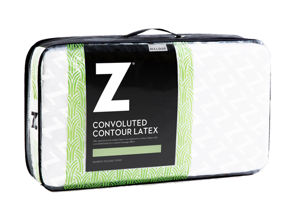 Convoluted Contour Latex Pillow