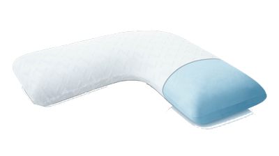 Boomerang Gel Infused Dough Memory Foam Pillow