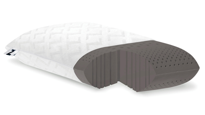 Bamboo/Charcoal Memory Foam Pillow - High Loft Plush