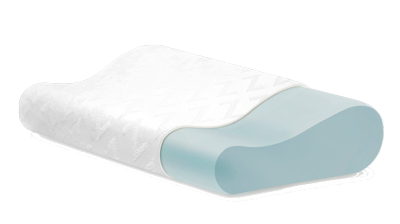 Contoured Gel Infused Dough Memory Foam Pillow