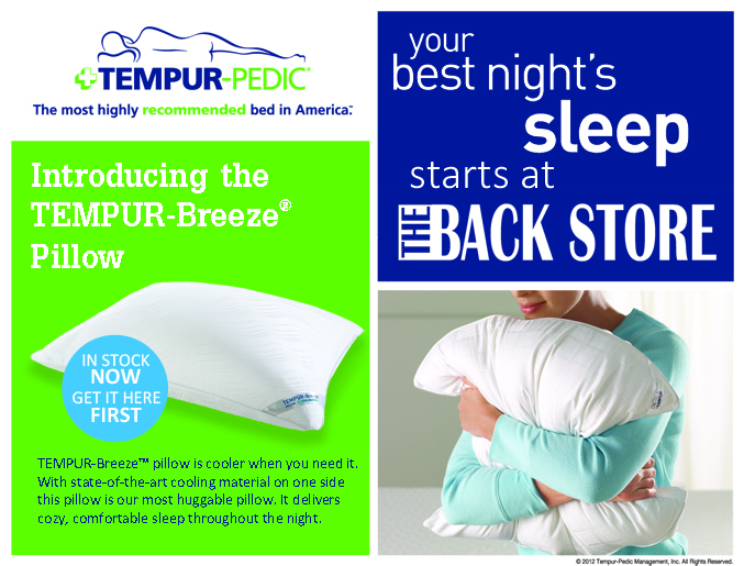 Get Your Tempur-Pedic Breeze Pillow Here FIRST